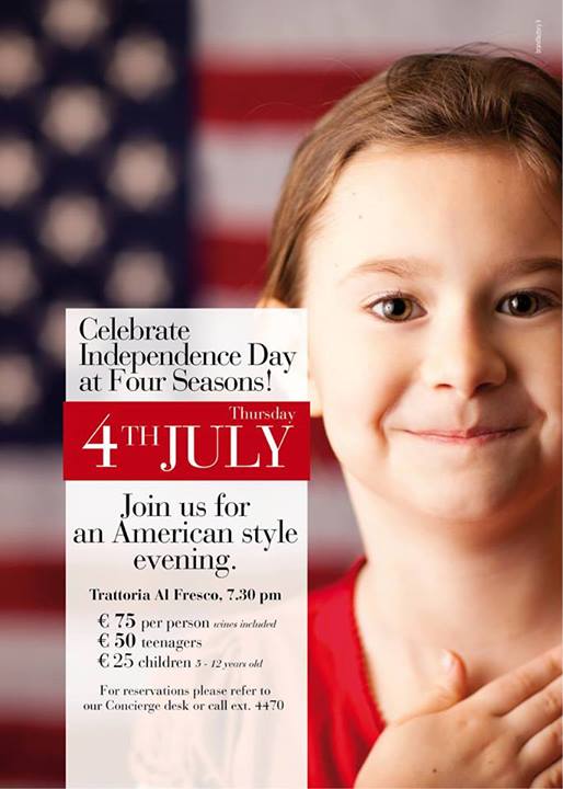 4th of July at the Four Seasons&nbsp;Firenze