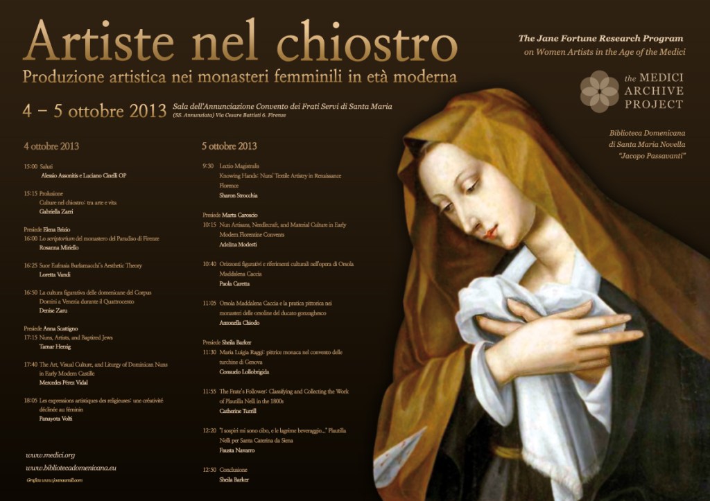 Conferenza ‘Artiste nel&nbsp;Chiostro’